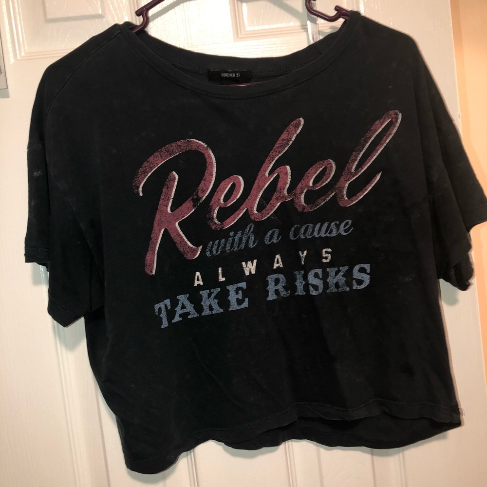 “Rebel” crop top
